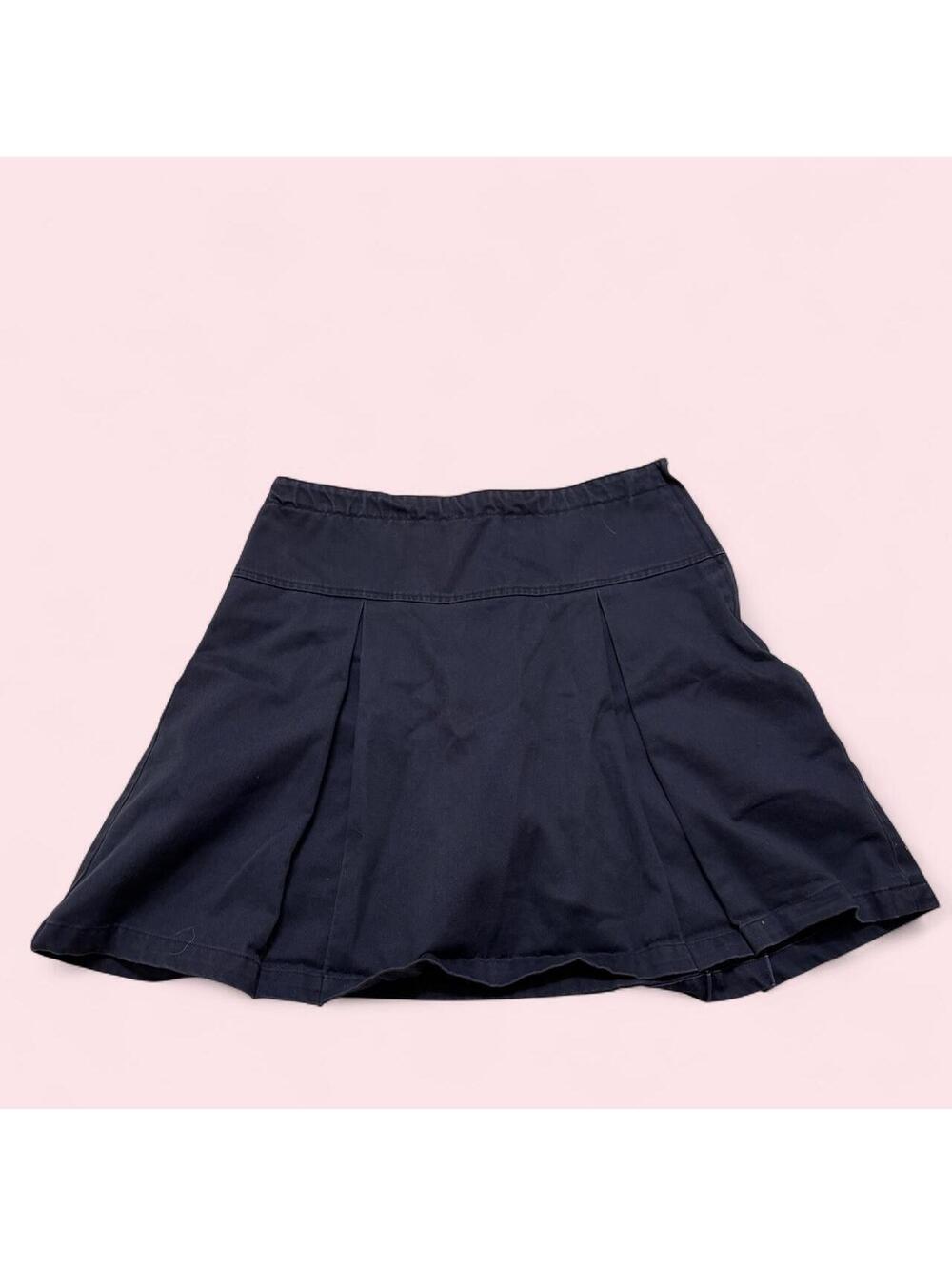 Gap Dark Blue Pleated Academia Skirt